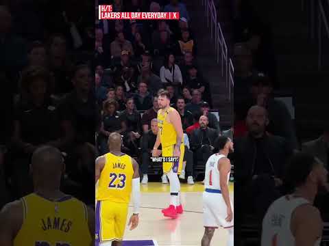 Luka Knows What He Said… 😂