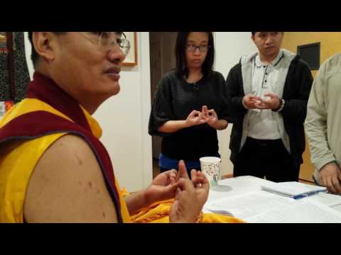 Mandala Offering using Mudra, Khenpo Samdup @ DDSC 01/2017