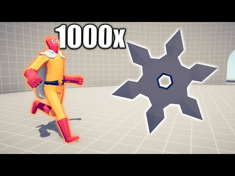 1.000.000 DAMAGE SAMURAI vs UNITS - TABS | Totally Accurate Battle Simulator 2024