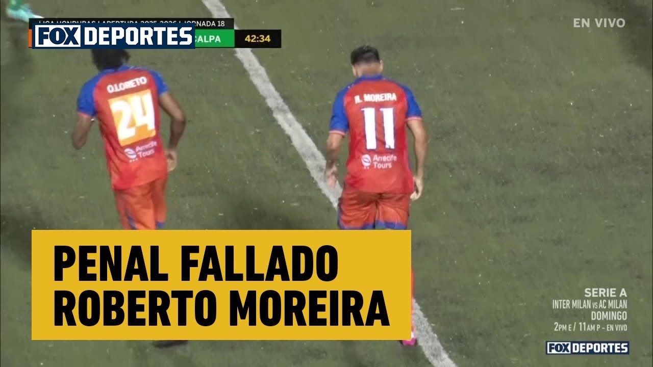 😱 PENAL FALLADO Roberto Moreira | Lobos UPNFM 0-0 Juticalpa | Apertura 2025 | Liga de Honduras