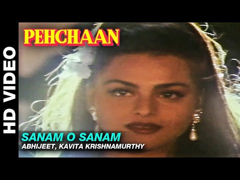 Sanam O Sanam - Pehchaan | Abhijeet, Kavita Krishnamurthy | Saif Ali Khan & Madhoo