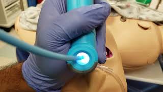 The Vie Laryngoscope. Not Video Laryngoscopy. Always use Bougie. Hub.