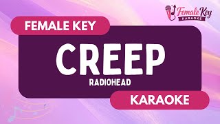 Download lagu Creep – Radiohead | Higher Key Female Key Karaoke Instrumental mp3