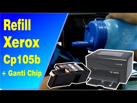 cara refill toner xerox cp105b