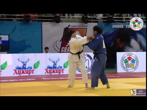 Judo 2014 Grand Prix Ulaanbaatar: Otomo (JPN) - Kim (KOR) [-57kg] semi-final