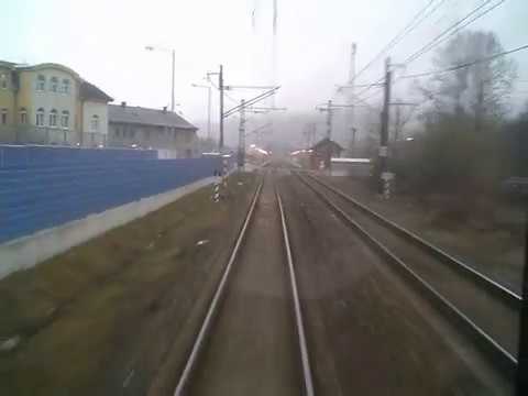 Úsek  Čadca - Krásno nad Kysucou vlakom Os3955 (2017-03-24)