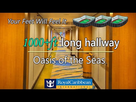 Thumbnail for 1000ft Long! Your Feet Will Feel It...  Oasis of the Seas Hallway Tour 🚢#cruisetravelvideos #cruise