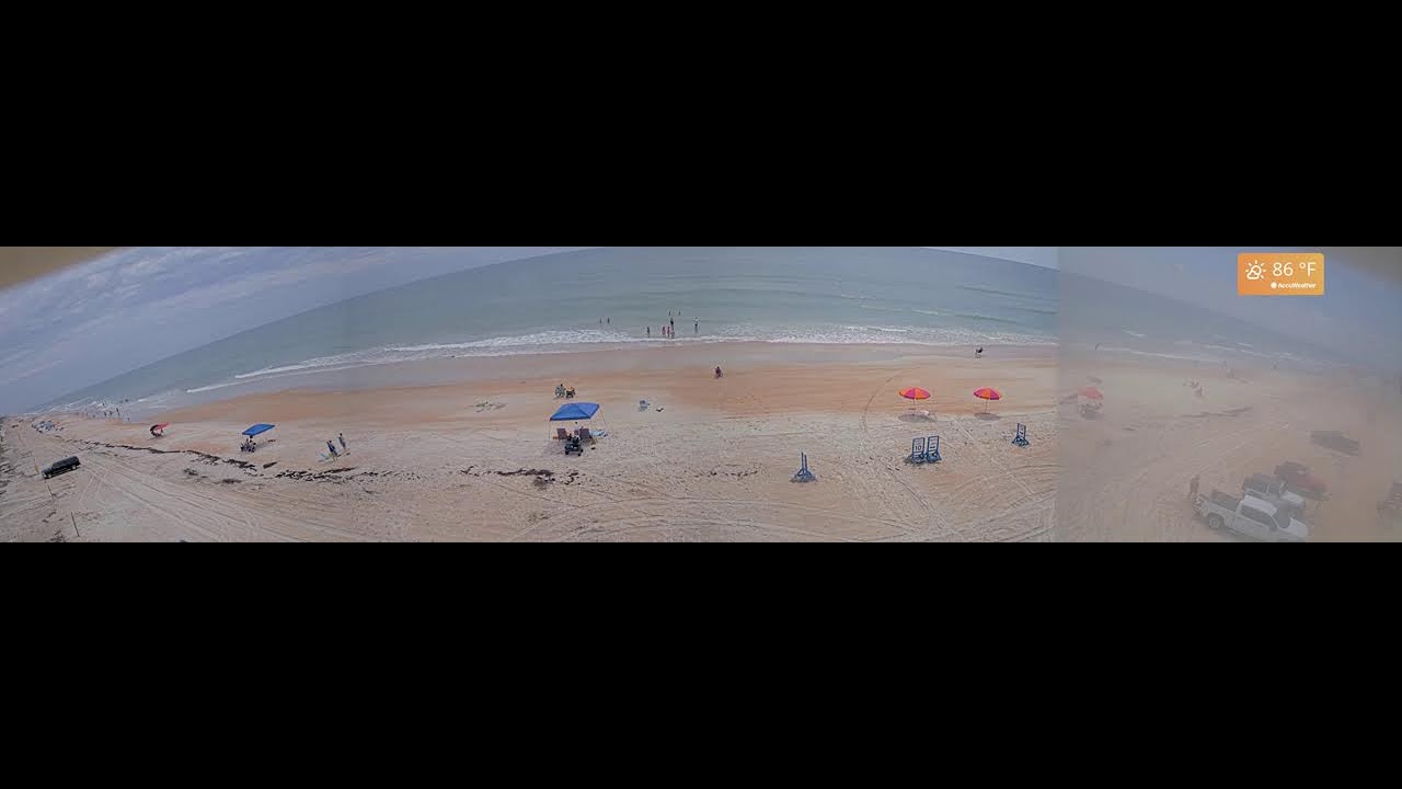 Live webcam view of Ormond Beach Panoramic Cam