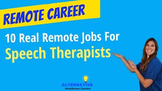 10 Awesome Remote Jobs For Speech Therapists