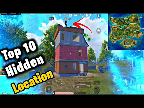 Top 10 Hidden Locations for Rank Push in Erangel #bgmitipsandtricks