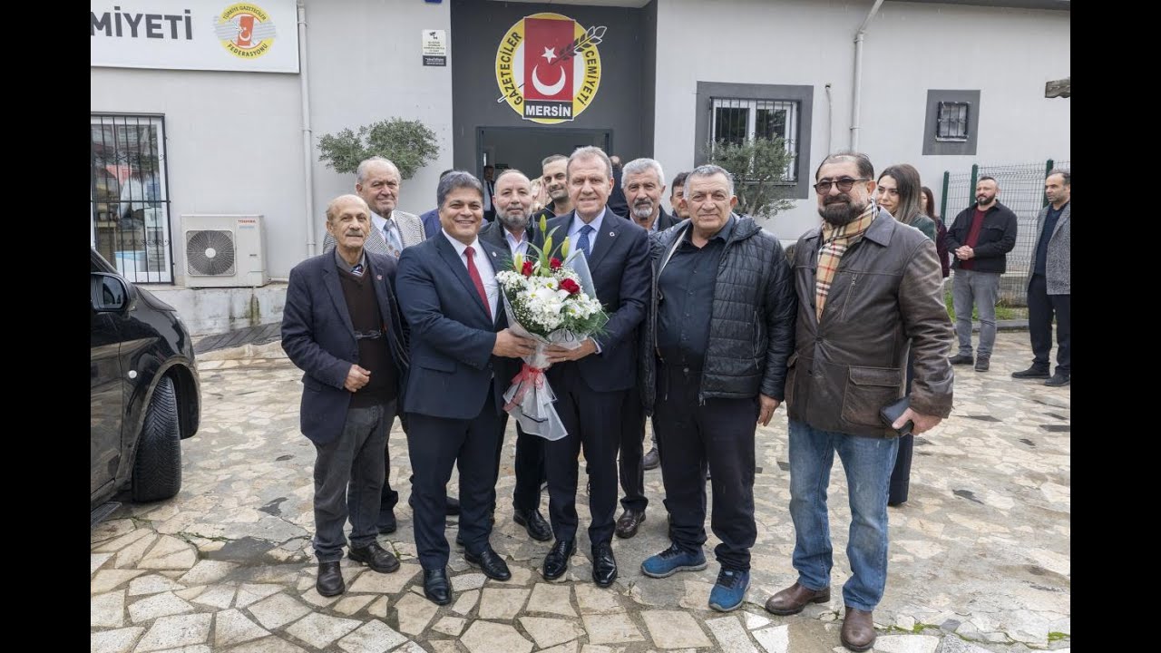 BAŞKAN SEÇER’DEN MERSİN GAZETECİLER CEMİYETİ’NE ZİYARET