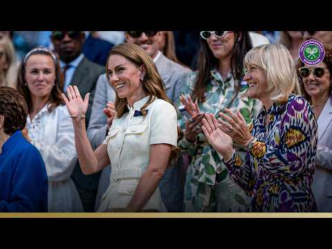 HRH The Princess of Wales arrives on Centre Court ahead of the Ladies' Final | Wimbledon 2025
