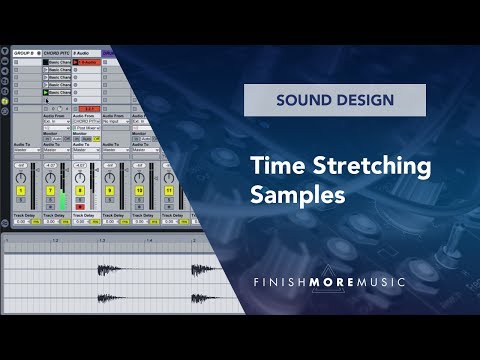 Ableton Sound Design Tutorial - Timestretching Samples