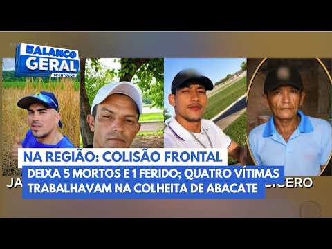 Acidente deixa cinco mortos entre São João da Boa Vista e Aguaí
