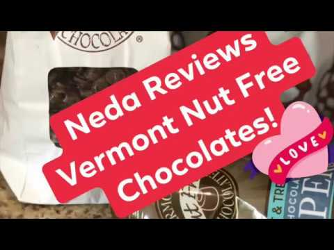 Neda Reviews Vermont Nut Free Chocolates! Free Sample Haul! Peanut free candy, chocolate and snacks!