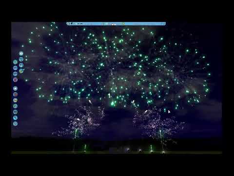 #RCT3 Fireworks show! (2WEI - Toxic)