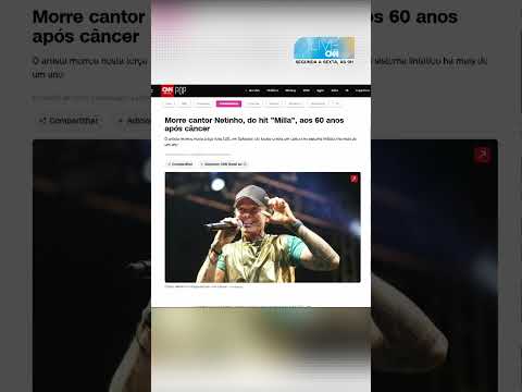 Morre Netinho, cantor de axé do hit “Milla”, aos 60 anos