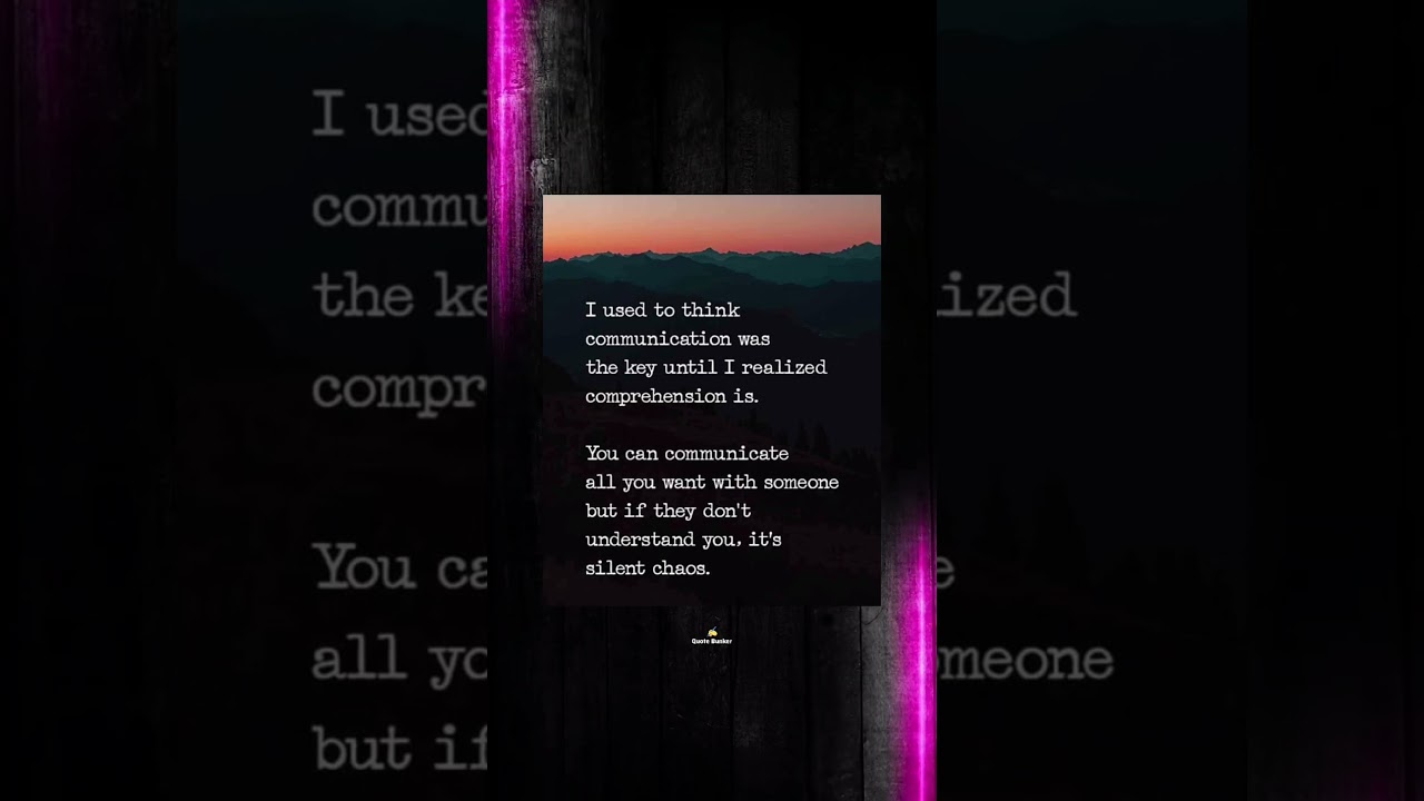 #chaos #communication #comprehension #quotes #status #quoteoftheday #quotesaboutlife #words