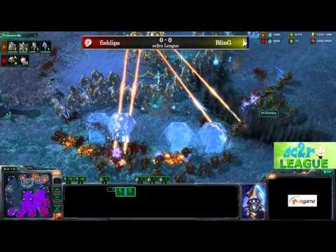 sc2ro League   gA w1   fishlips vs BlinG
