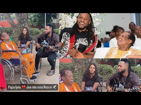 Highlife Singer Flavour Lost His Father To the Cold Hands Of Death As The Entire Famil Mourn