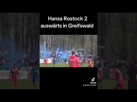 Hansa Rostock II Auswärtssieg in Greifswald #regionalliga #hansarostock #fussball