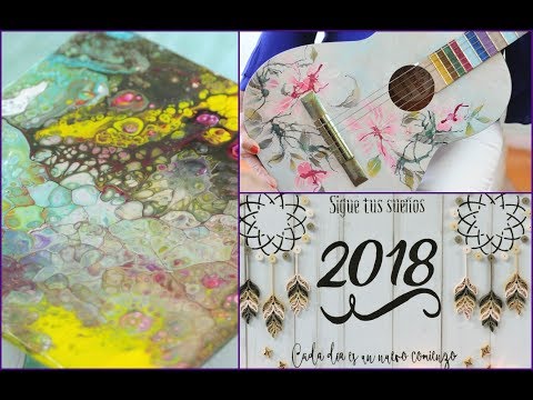 ManosalaObraTv Programa 115 - Fluid Art - Quilling - Pintura Decorativa