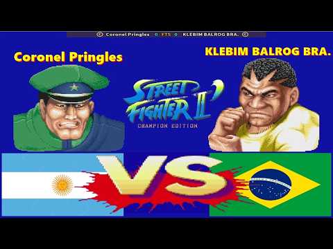 Street Fighter II' - Champion Edition-Coronel Pringles vs KLEBIM BALROG BRA. FT5