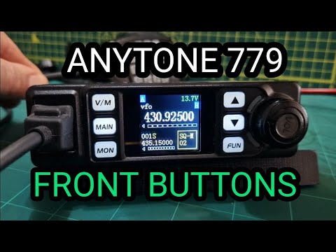 ANYTONE 779UV - FRONT PANEL BUTTONS