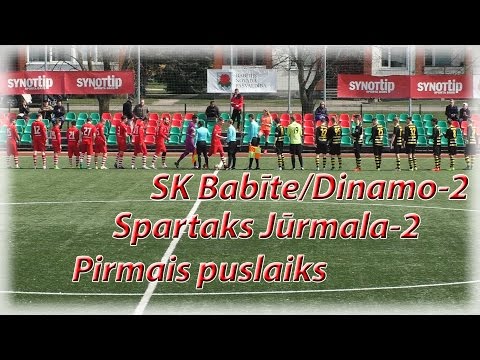 SK Babīte/Dinamo-2 - Spartaks Jūrmala-2 - 1.puslaiks (23.04.2017)