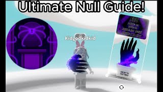 The Ultimate Null guide. Tips & Tricks |  DETAILED | ROBLOX SLAP BATTLES