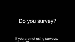 Do you survey your prospects and clients?