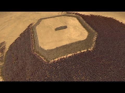 3000 SPARTANS vs 20000 BEST ROMAN UNITS - Total War: ROME 2