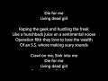 Rob Zombie Living Dead Girl Lyrics Scrolling