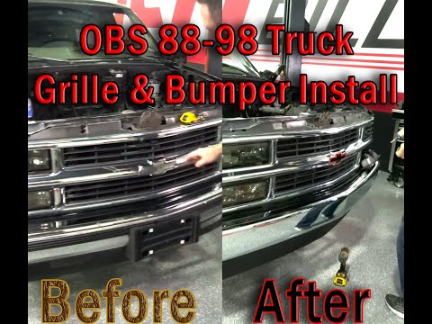OBS Chevy Truck Bumper and Grille Install - ICT Billet