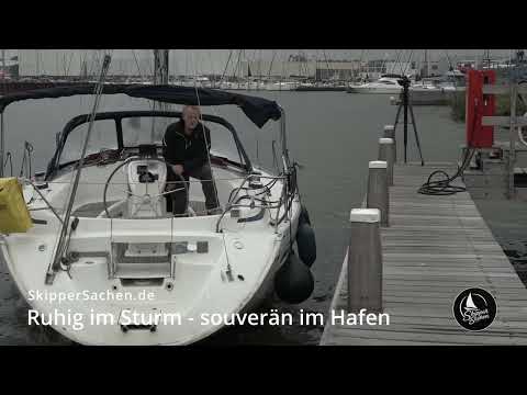 Hafenmanöver leicht gemacht – Längsseits rückwärts anlegen (Einhand)