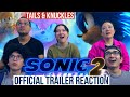 SONIC THE HEDGEHOG 2 TRAILER REACTION! | MaJeliv Reacts | Tails, Knuckles & the Master Emerald