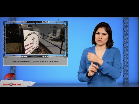 Teen arrested in alleged church attack plot (ASL - 11.20.19)