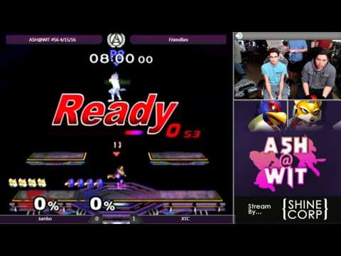 Jumbo (Fox) vs XTC (Falco) - ASH@WIT #56 Melee Bracket