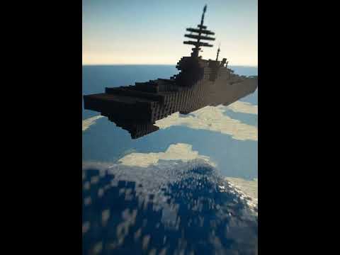 ⚓ Minecraft Ship in waves #minecraft #Tank #BlockyBattles #ships #TacticalCombat #viral #roblox