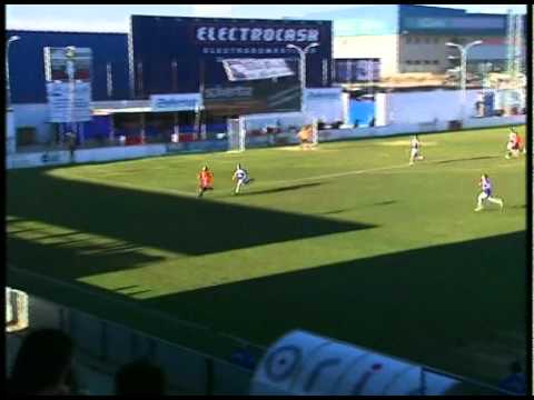 C. D. Díter Zafra 2 - 2 C. D. Coria, primer tiempo