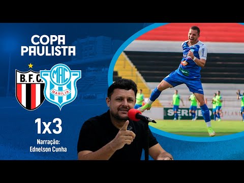 Botafogo 1x3 Marília | Gol Dênis Leite