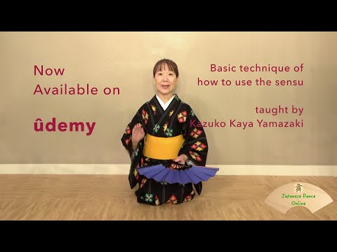 Now Available on ûdemy (3) Using the Sensu "Fan" for Dancing Classical/Traditional Japanese Dance