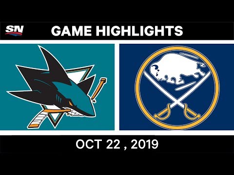 NHL Highlights | Sharks vs Sabres – Oct 22, 2019