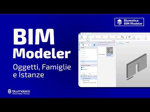 BIM Modeler - Editor Oggetti, Famiglie e Istanze - lezione 2