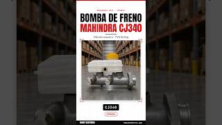 YouTube video thumbnail: Bomba de Freno (Español) — CJ340 · TVS Girling Mahindra spare parts — Nonu Ventures