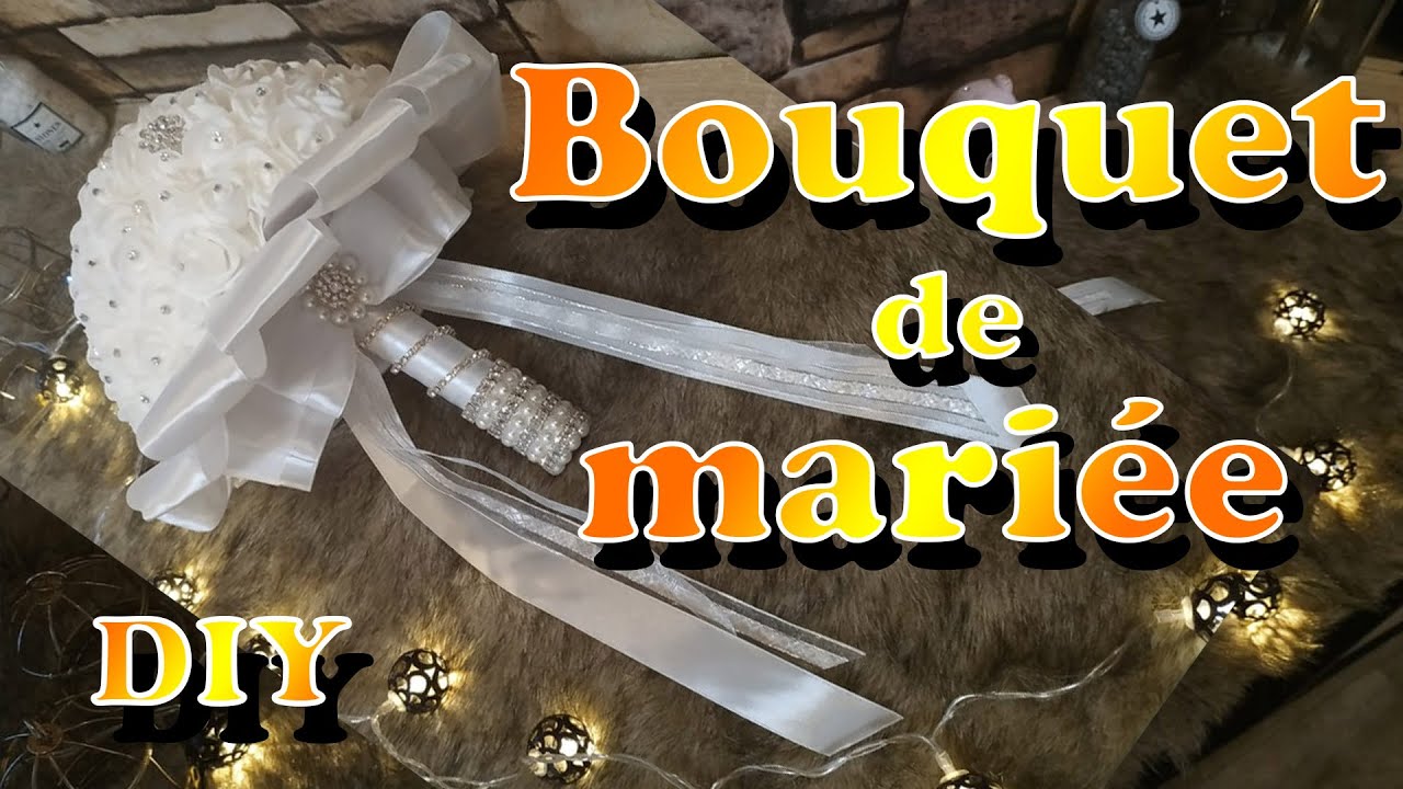 DIY Bouquet de mariée facile.