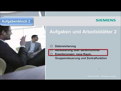A2 Siemens KNX Basiskurs – praktischer Aufgabenblock 2