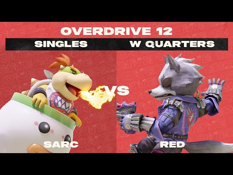 OVERDRIVE 12 | Winners Quarter-Final - Sarc vs Red | Smash Ultimate SSBU