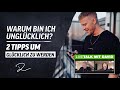 Warum bin ich unglücklich? Mein ultimativer Rat um GLÜCKLICH ZU WERDEN | LiveTalk mit David