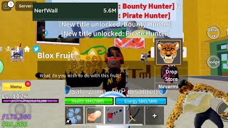 Eating Leopard Fruit and Getting 5 Million Bounty! - Blox Fruits
